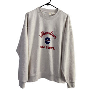 Levis Gold Tab Sweatshirt Size Medium Pullover Apres Ski Mountain Ski Bowl